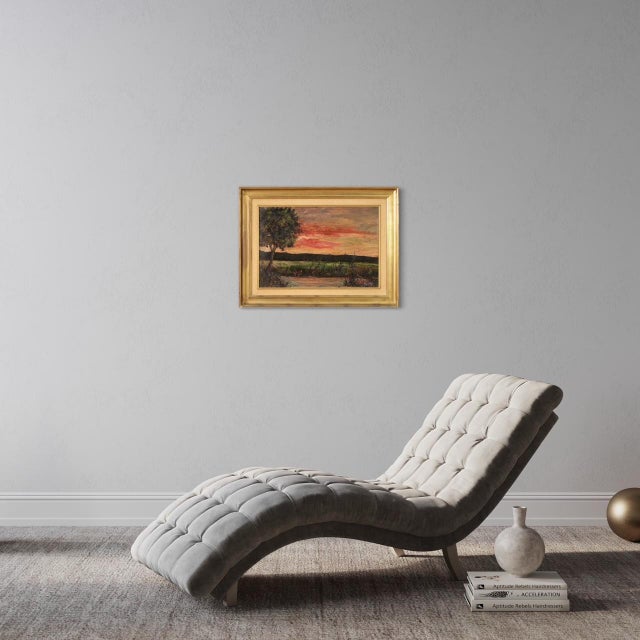 F. Rontini, Landscape, 1940s, Oil Painting For Sale - Image 14 of 16