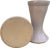 Mid-Century Modern A Pair of Traditional Blush Ceramic Pottery Vases For Sale - Image 3 of 11