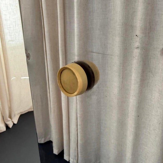 1980s Postmodern Chrome Skyscraper Torchiere Floor Lamp For Sale - Image 10 of 11