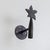 Metal 1950s Spanish Iron Flower Wall Hook For Sale - Image 7 of 9