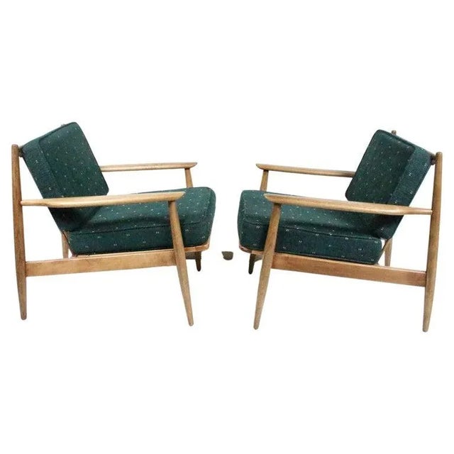 Danish Modern Viko Baumritter Walnut Lounge Chairs, 1950s - a Pair For Sale - Image 12 of 13