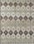 Mid 20th Century Vintage Distressed Rug With Diamond Modern Design in Earth Tones & Neutrals 6'8 X 12 For Sale - Image 5 of 8