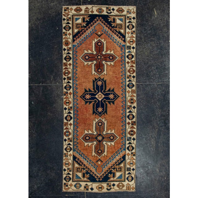 Brown Turkish Vintage Rug 2' x 5'1" #20712 For Sale - Image 8 of 8