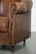 Cognac-Colored Sheepskin Club Armchair For Sale - Image 12 of 14