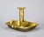 Victorian Antique Brass Push Up Chamberstick Candle Holder With Deep Drip Tray and Handle For Sale - Image 3 of 7