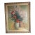 Vintage French Floral Still Life Oil Painting in Ornate Gold Frame ~ Signed Dixie 1972 For Sale