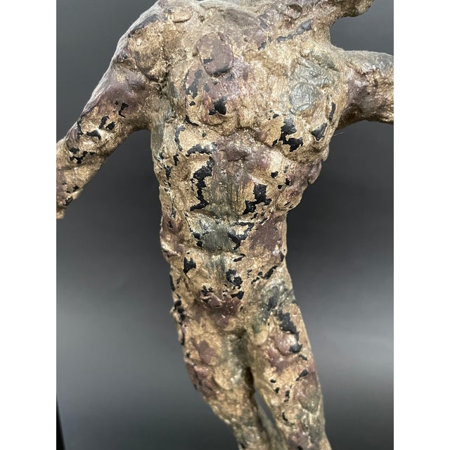 Brutalist Framed Figure Sculpture by Austin Productions For Sale - Image 9 of 12