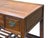 Vintage Brown Stain Patina Deep Rectangular Drawers Desk Table For Sale - Image 11 of 13