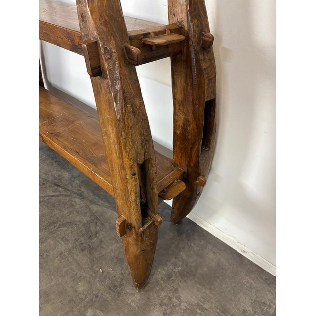 Brutalist Folk Art Shelf For Sale - Image 6 of 7