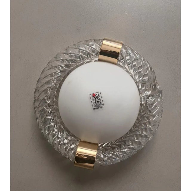 Vintage Wall Lamp from Barovier & Toso, 1950s For Sale - Image 4 of 5