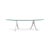 Oval 5021 Coffee Table in Glass and Aluminum from Rolf Benz For Sale - Image 9 of 11