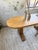 Wood Brutalist Oval Table in Pine, 1950 For Sale - Image 7 of 18