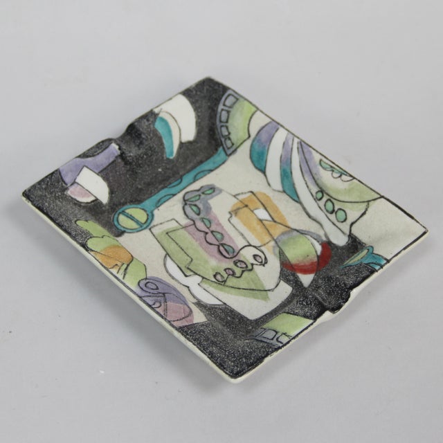 Ceramic Vintage Ceramic Ashtray, 1980s For Sale - Image 7 of 7