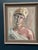 Unknown, Portrait of a Woman, 1950s, Oil on Panel, Framed For Sale - Image 10 of 12