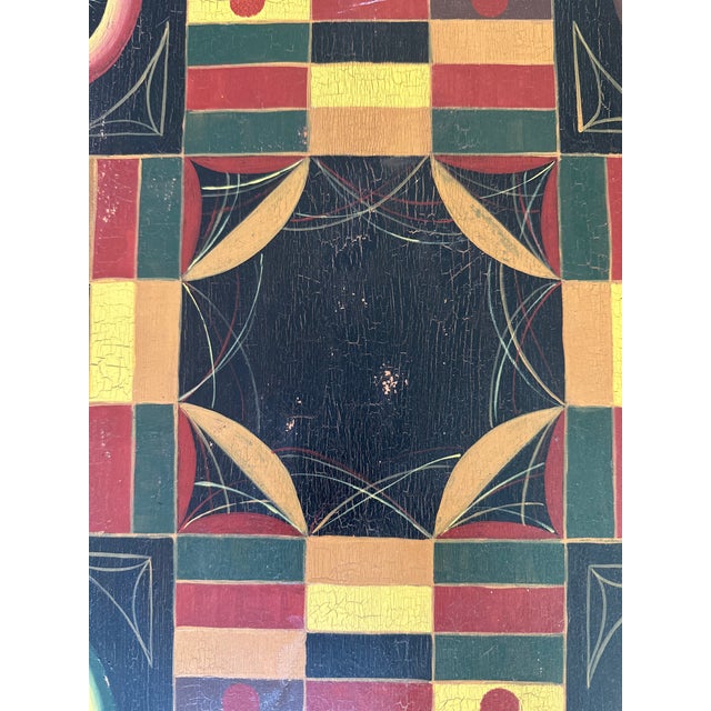 American Mid Nineteenth Century Parcheesi Gameboard For Sale - Image 3 of 10