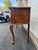 Vintage English Georgian Style Queen Anne Burled Wood Sideboard Credenza For Sale - Image 10 of 13