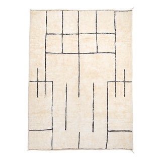 Hand-Knotted Wool Rug by Azele Studio For Sale