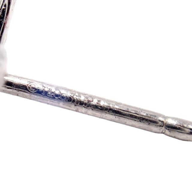 1990s 1990s Tiffany & Co. Platinum Victoria Marquise Cut Diamond Large Earrings, A Pair For Sale - Image 5 of 9