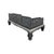 Oriental Dragon Relief Motif Solid Dense Tan Wood Luohan Daybed For Sale - Image 4 of 16