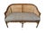 This faux bamboo caned settee is in the Aesthetic Movement style dating to the mid 20th C. The design draws from the...