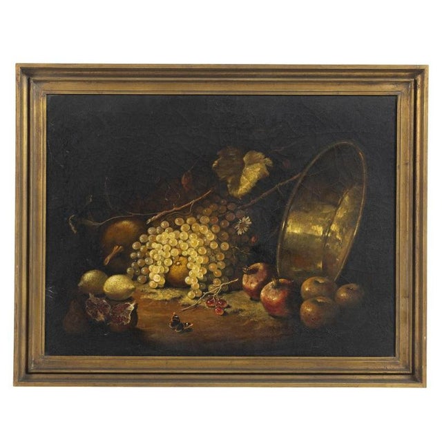 European School Artist, Still Life, 19th Century, Oil on Canvas For Sale - Image 6 of 6