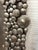 Silver Sculpted Metal Rock Plates, Set of Two For Sale - Image 8 of 12