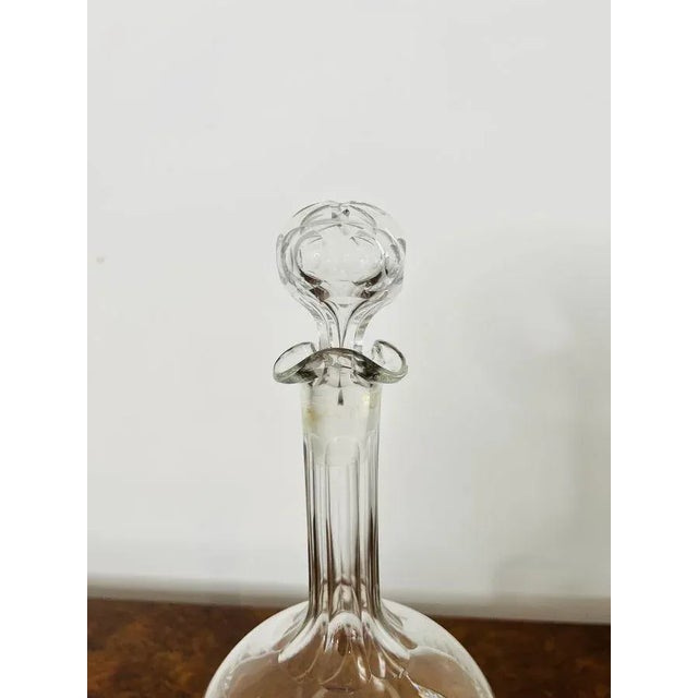 Late 19th Century Victorian Glass Decanter, 1880s For Sale - Image 5 of 7