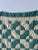 Vintage Teal + Soft Yellow Cotton Drunkard's Path Circle Quilt, Circa 1930s-40s For Sale - Image 10 of 18