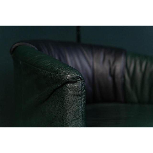 Vintage Black Leather Armchair For Sale - Image 18 of 18