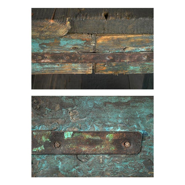 Workshop Shelves in Patinated Wood with 24 Compartments, 1940s For Sale - Image 3 of 5