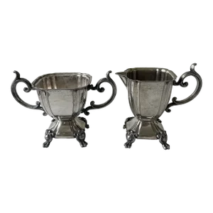 Antique Silver Plate Serving Pieces.