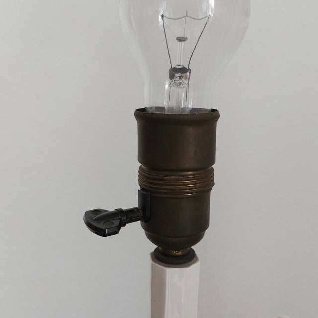 Ivory Dancer Lamp by Rudolf Podany for Keramos Vienna, 1925 For Sale - Image 8 of 10