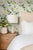 Traditional Chirp Society Floral Grasscloth Wallpaper by House Party | Secret Garden Green | 6 Yards For Sale - Image 3 of 9