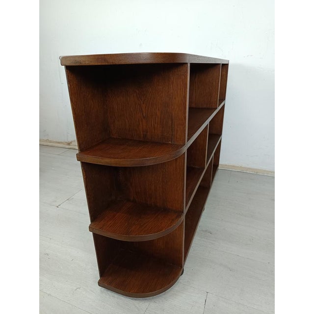 1920s Art Deco Oak Shelf, 1920s For Sale - Image 5 of 18