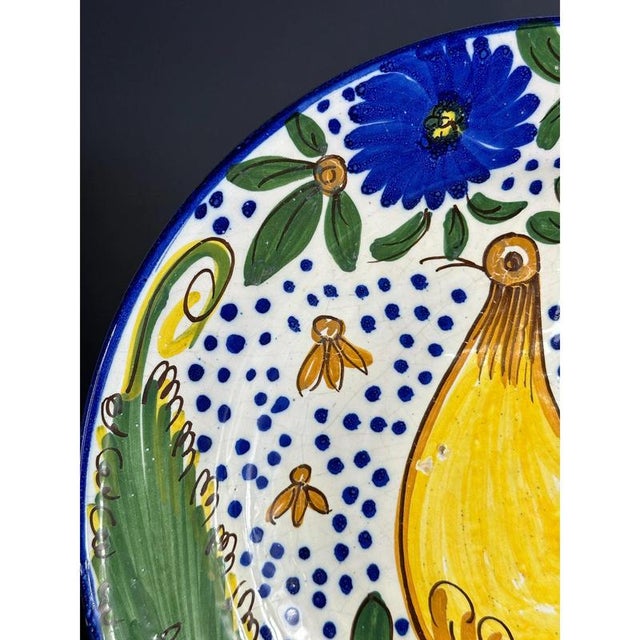 Antique Hand-Painted Plate, Manises, Spain, Late 19th Century For Sale - Image 4 of 11