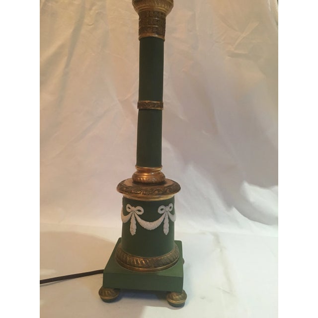 Neoclassical Italian NeoClassical Ceramic Table Lamp For Sale - Image 3 of 10