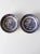 A pair of vintage Blue Willow Ware bowls by Homer Laughlin China Company, circa 1941. Each dish features the classic blue...