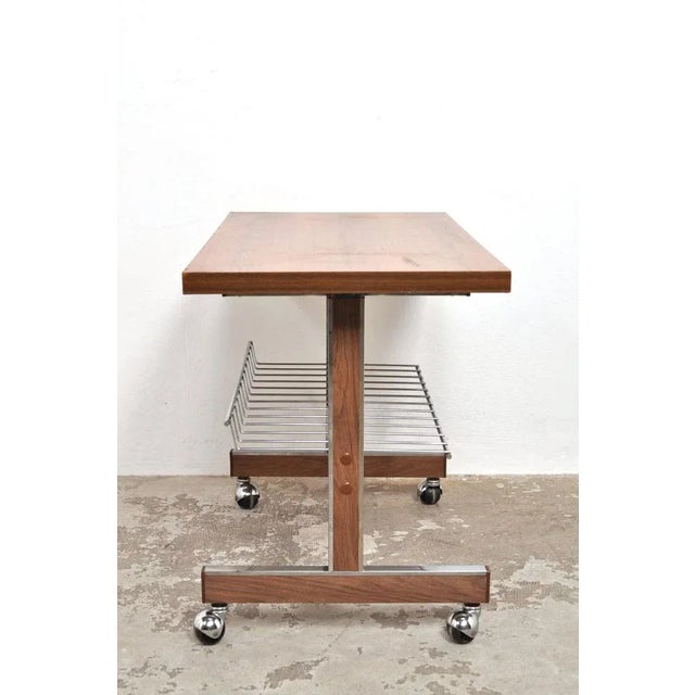 Vintage Side Table with Magazine Rack, 1960s For Sale - Image 6 of 10