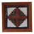 Framed Log Cabin Quilt Square For Sale
