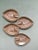 1960s Leaf Shaped Taupe Pinstripe California Trinket Dishes- Set of 4 For Sale - Image 10 of 13