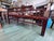 Antique Chinese Elm Daybed With Rattan Seat and Shou Bolster, Late Qing Dynasty For Sale - Image 11 of 12