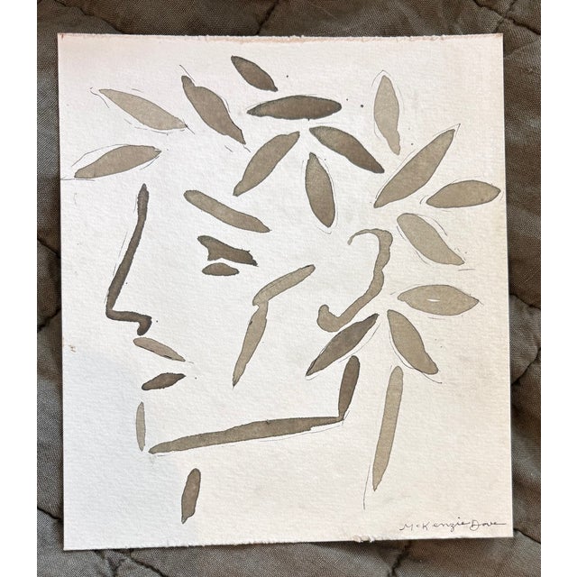 Contemporary 2026 McKenzie Dove Painting of a Young Male God in Antique French Frame For Sale - Image 3 of 9