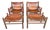 Safari Chair and Ottoman by Arne Norell, 1970, Set of 4 For Sale