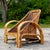 Vintage Coastal 1950s Pencil Reed Lounge Chair For Sale - Image 4 of 7