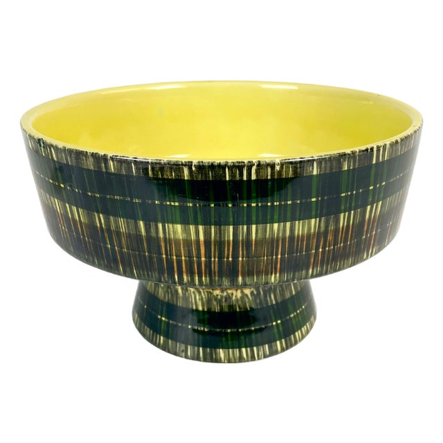 Large Stooted Ceramic Bowl in Saint-Clément, 1950s For Sale