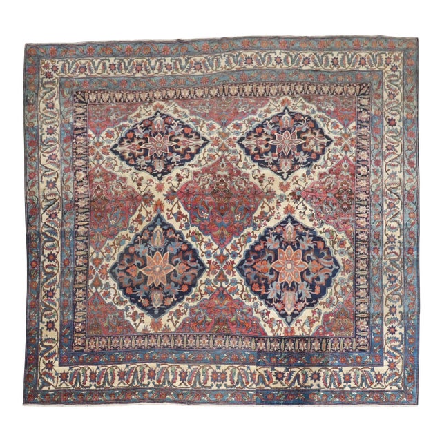 Zabihi Collection Lavar Kerman Large Scale rug For Sale