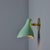 Metal 1950s Gino Sarfatti Model #10 Sconce for Arteluce in Green For Sale - Image 7 of 15