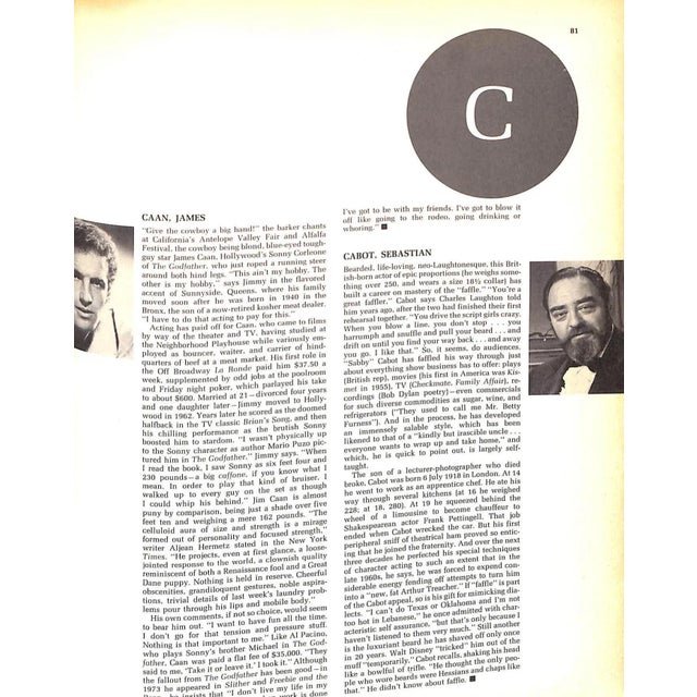 Paper "Celebrity Register" 1973 Blackwell, Earl For Sale - Image 7 of 13