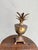 Vintage Brass Pineapple Lidded Urn Candlestick Holder — Hollywood Regency Tropical For Sale - Image 4 of 4