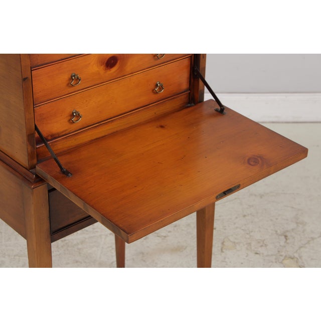 Wood Henkel Harris Pine Silver Chest on Stand - Rare For Sale - Image 7 of 18
